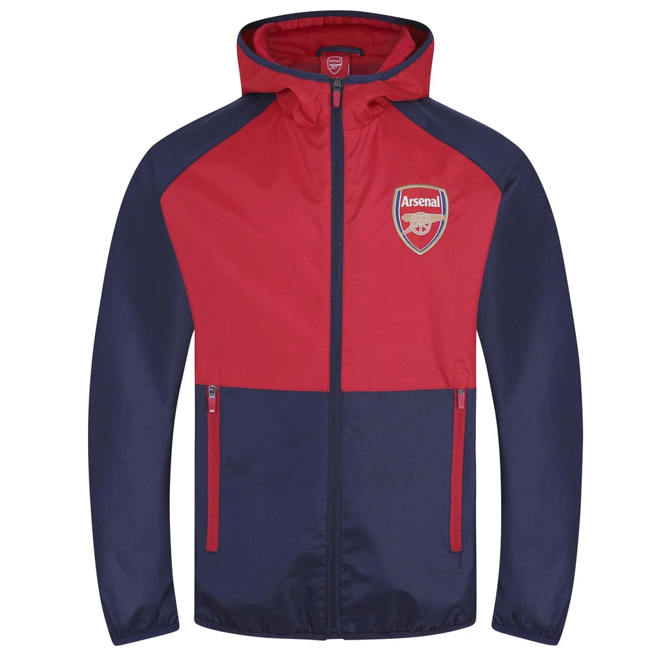 Arsenal FC Boys Jacket Shower Windbreaker Kids OFFICIAL Football Gift - Image 2 of 3