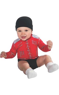 LICENSED BEAT IT RED INFANT MICHAEL JACKSON BABY BOYS HALLOWEEN COSTUME