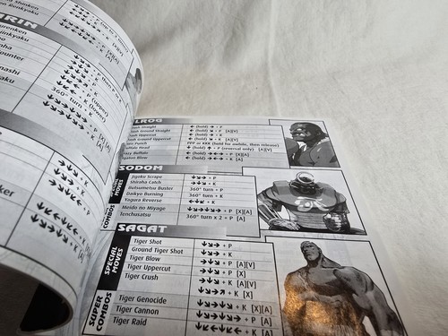 Street Fighter Alpha 3 Original Manual Only PS1 Sony PlayStation RARE Booklet - Picture 8 of 13