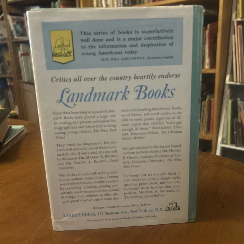 LANDMARK 90 THE SWAMP FOX by Stewart Holbrook Francis Marion 1953 HCDJ VG+ Foto 3 de 4