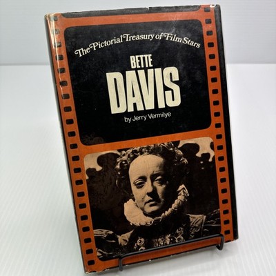 Bette Davis by Jerry Vermilye Hardcover 1973 Pictorial Treasury of Film Stars