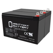 Mighty Max 12V 9AH NB SLA Battery Replaces Generac Generators 005941-0 - 2 Pack