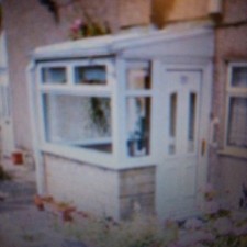 UPVC Windows & door, DIY Porch material - 3 white Windows & Door with frame