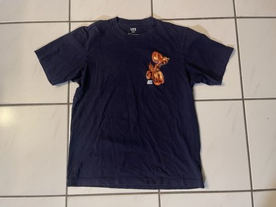 Jeff Koons UT Artist Benefit T-Shirt Balloon Dog Orange Museum Official Size S
