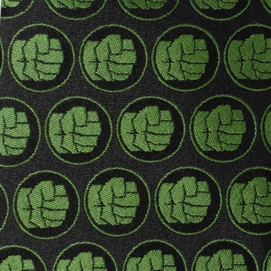Marvel Hulk Black Men's Neck Tie - Image 4 of 4