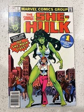 The Savage She-Hulk #1 KEY 1ST ISSUE Marvel Comics (1980) Newsstand VF+