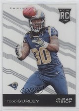 2015 Panini Clear Vision Rookie Variation Todd Gurley II (Ball in Air) #110 0uf1