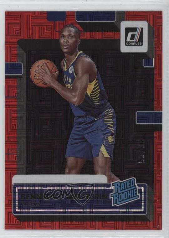 2022 Panini Donruss Rated Choice Red /99 Bennedict Mathurin #206 Rookie RC 1oj7