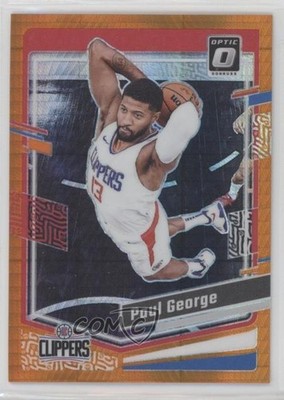 2023-24 Panini Donruss Optic Orange Hyper Prizm /99 Paul George #157 1u6