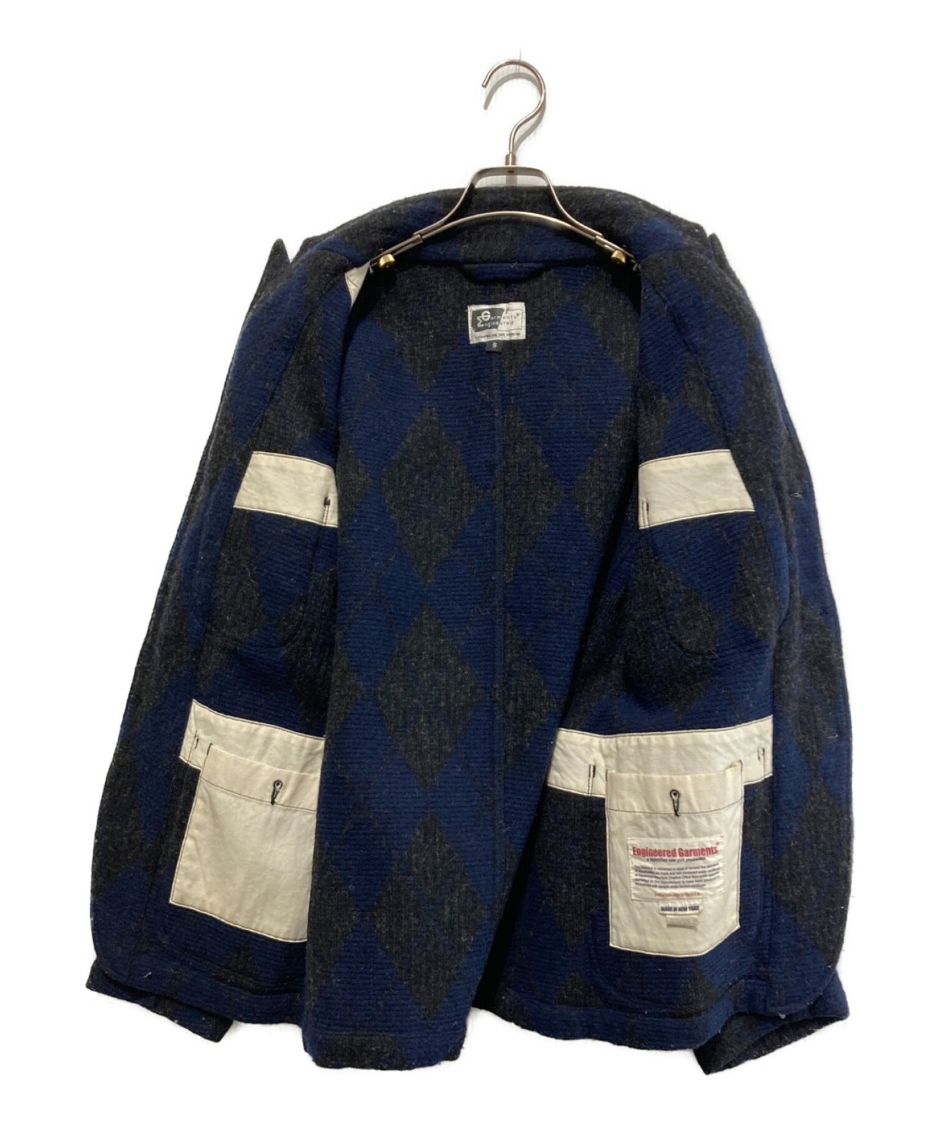 Engineered Garments Stand-collar Wool Jacket Size… - image 3
