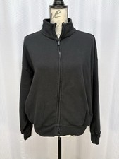 PINK Victoria s Secret Women s Black Fleece Zip Sweatshirt Size small