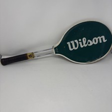 Vintage Made USA Wilson T2000 Metal/Steel Tennis Racket R Flex Heavy 4 3/4