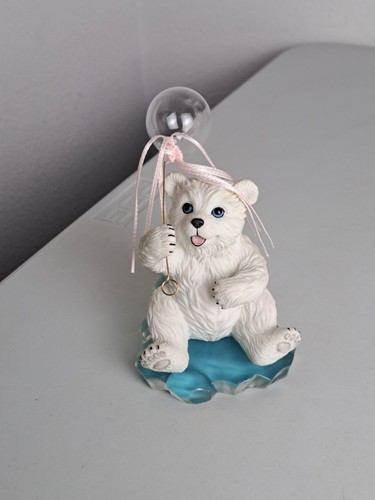 Hamilton Collection POLAR PLAYMATES POLAR BEAR 'UP, UP, and AWAY'  5"  Figurine