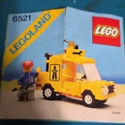 LEGO 6521 Emergency Repair Truck LEGOLAND Town Maintenance 42pc Set Box 1987