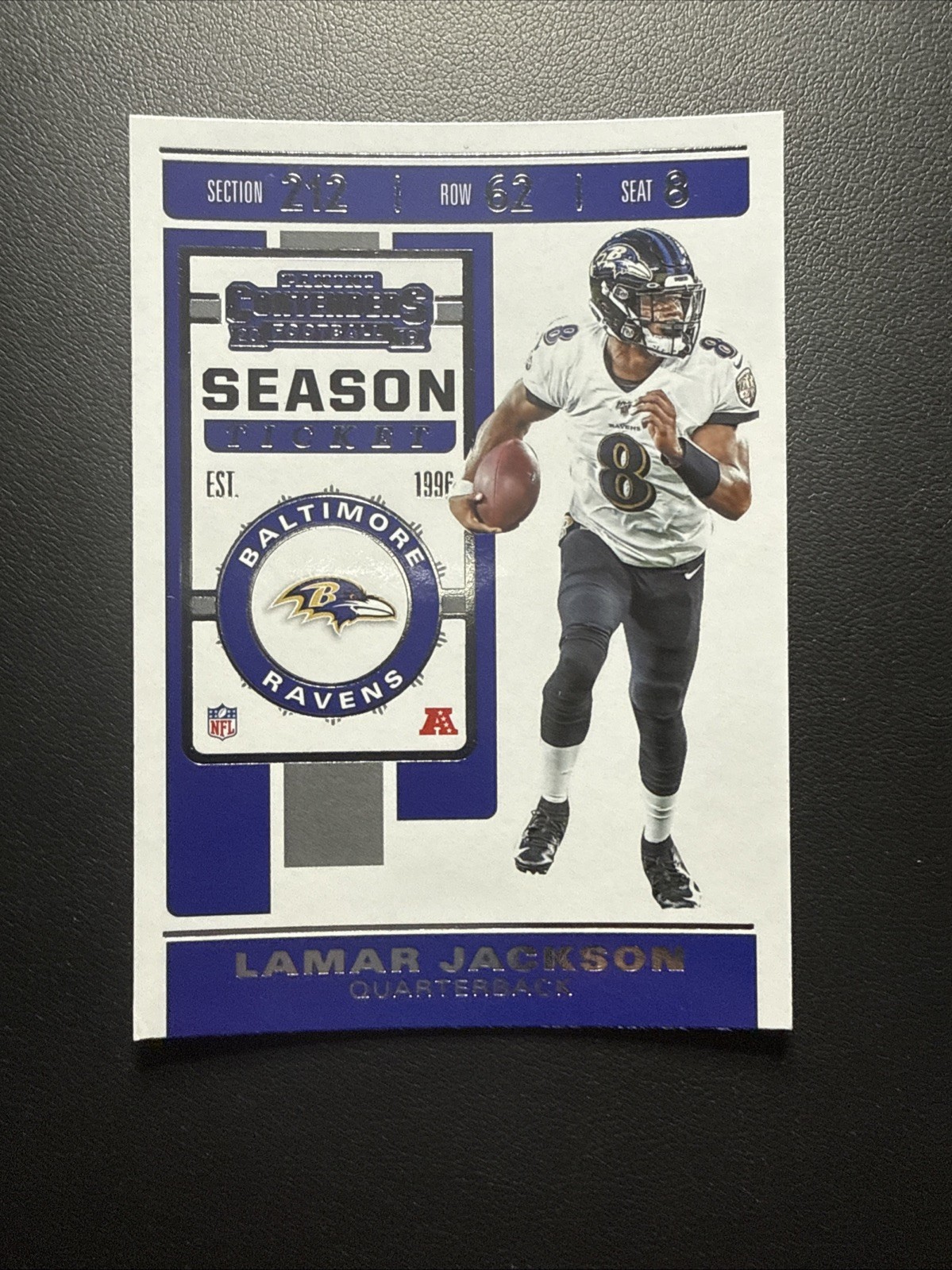 2019 Panini Contenders - Season Ticket Lamar Jackson #15