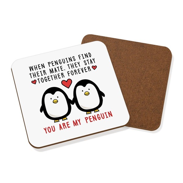 Sie Sind Mein Pinguin Liebe Untersetzer GeträNke Valentinstag Ehefrau Freundin-image