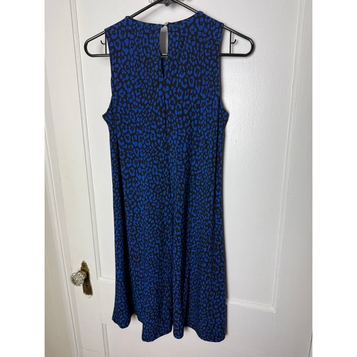 Abito Tommy Hilfiger blu nero aderente senza maniche swing trapezio taglia 4 carriera - Foto 5 di 5