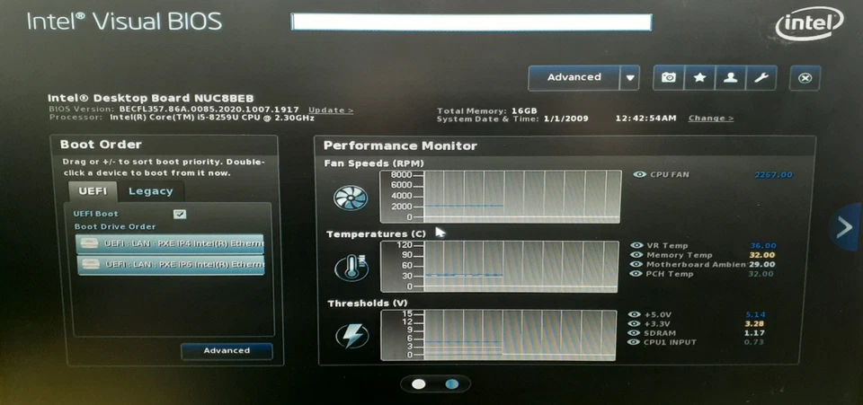 Intel NUC 8th Gen BOXNUC8i5BEK1 Core i5-8259U 2.30GHz 16GB RAM no ssd - Image 2 of 4