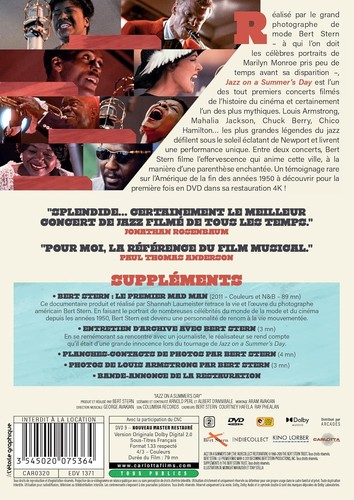 Jazz on a summer's day (DVD) Jimmy Giuffre Thelonious Monk Henry Grimes - Photo 3/5