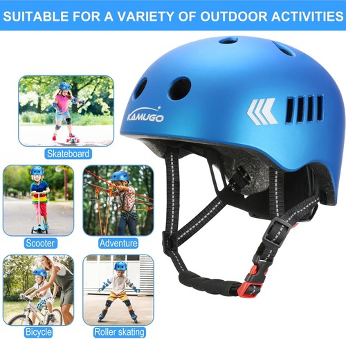 KAMUGO Kids Bike Helmet Set, Toddler Helmet for Ages 2-8 Boys Girls with Sports - Picture 8 of 8