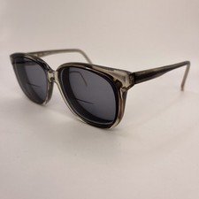 Vintage Zimco Lancer Eyeglasses Grey Fade 56-18-145 USA MADE *Frames Only*