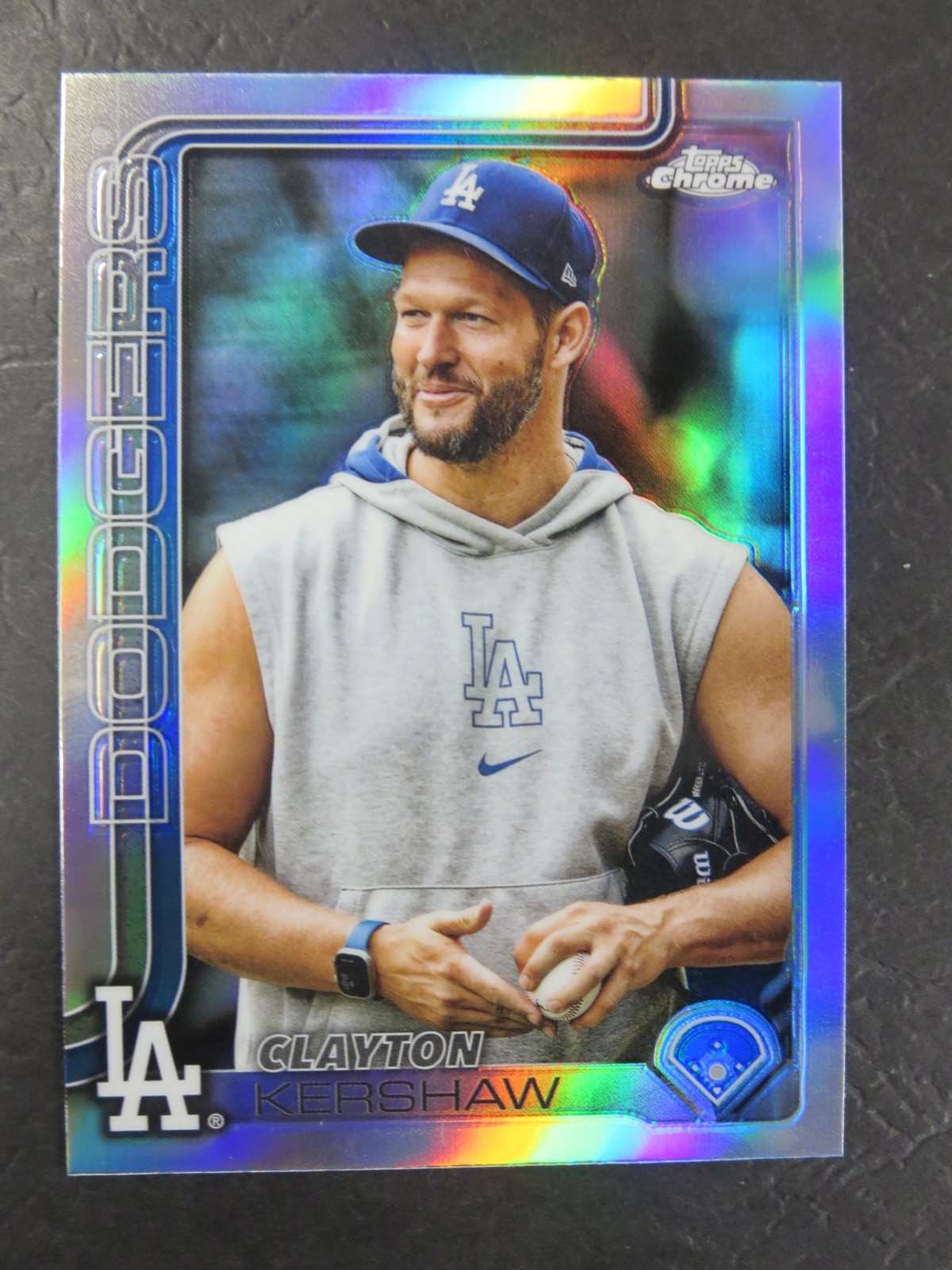 2025 Topps Chrome Clayton Kershaw Image Variation IV #88 Los Angeles Dodgers