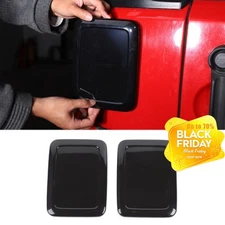Rear Tail light Lamp Cover Trim For Jeep Wrangler JK 07-18 Blackened Accessories