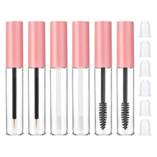 10ml Clear Mascara Tube with Wand, Empty Eyeliner Tube and Empty Lip Gloss Tubes