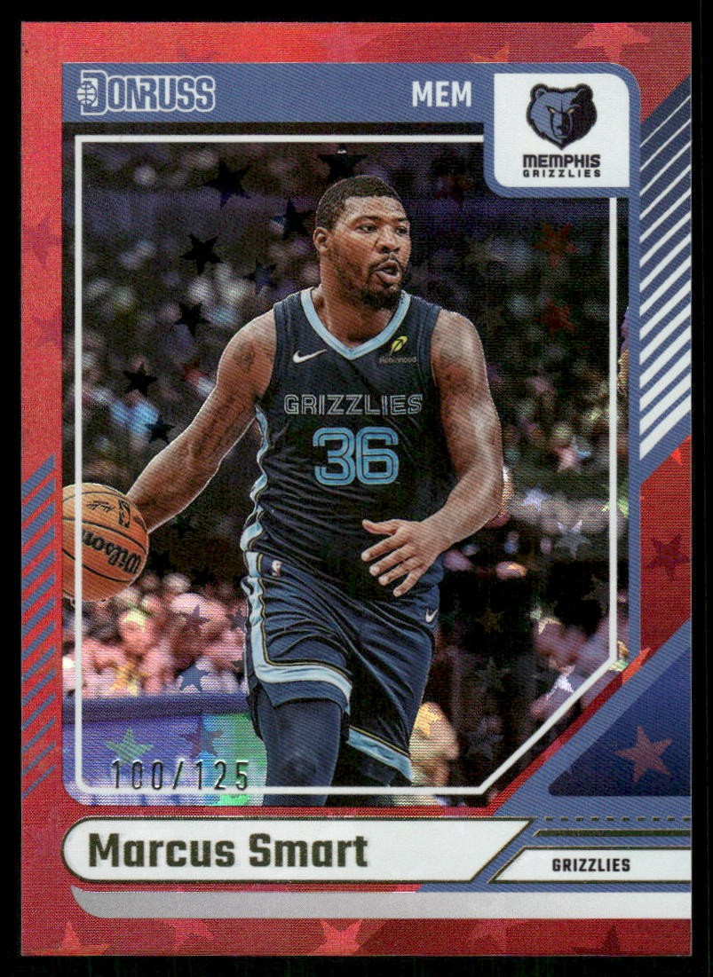 2024-25 Donruss - International Red Stars #7 Marcus Smart #/125