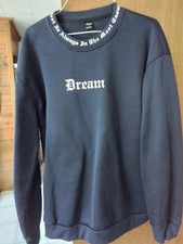 SHEIN "Dream" Navy Pullover Sweatshirt Crew Neck L Women
