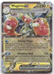 Wugtrio ex 060/162 Temporal Forces Double Rare Holo