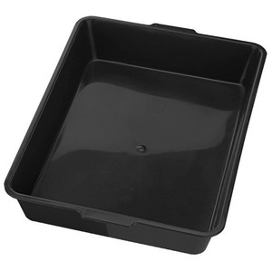 Katzentoilette - schwarz Toilettenschale 44x31x8 Cm