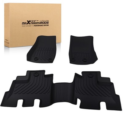 Black TPE Carpet Floor Mats Liner for Jeep Wrangler Unlimited 4Dr 2014-2017