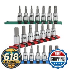 Duratech Allen Bit Socket Set 38 Drive Torx 21-piece Duratech Allen Bit Socket Set 38 Drive Torx 21-piece