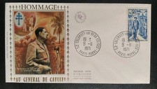 ENVELOPPE PREMIER JOUR TIMBRE N° 1696 HOMMAGE AU GÉNÉRAL DE  GAULLE 1971