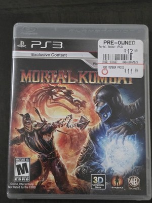 Mortal Kombat (Sony PlayStation 3, PS3, 2011) Complete W Manual!