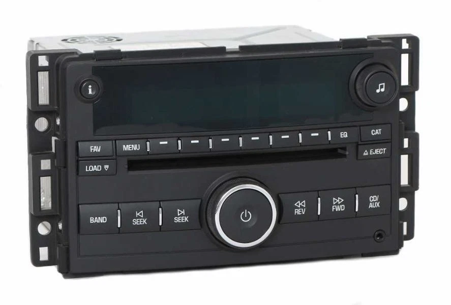 Pontiac G5 2007 radio AM FM reproductor de CD de 6 discos con entrada auxiliar - número de pieza 25780215 Foto 2 de 4