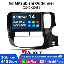 Carplay For Mitsubishi Outlander 2012-2018 Androd14 Car Radio GPS Stereo SWC DAB