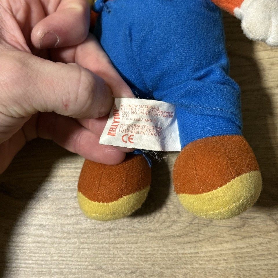 2004 Mario Plush 8” Super Mario Doll Nintendo Licensed Kellytoy Toy ...