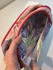 Tommy Bahama Pink Purple Floral Print Zipper Accessory/make up  bag NWT — photo 6