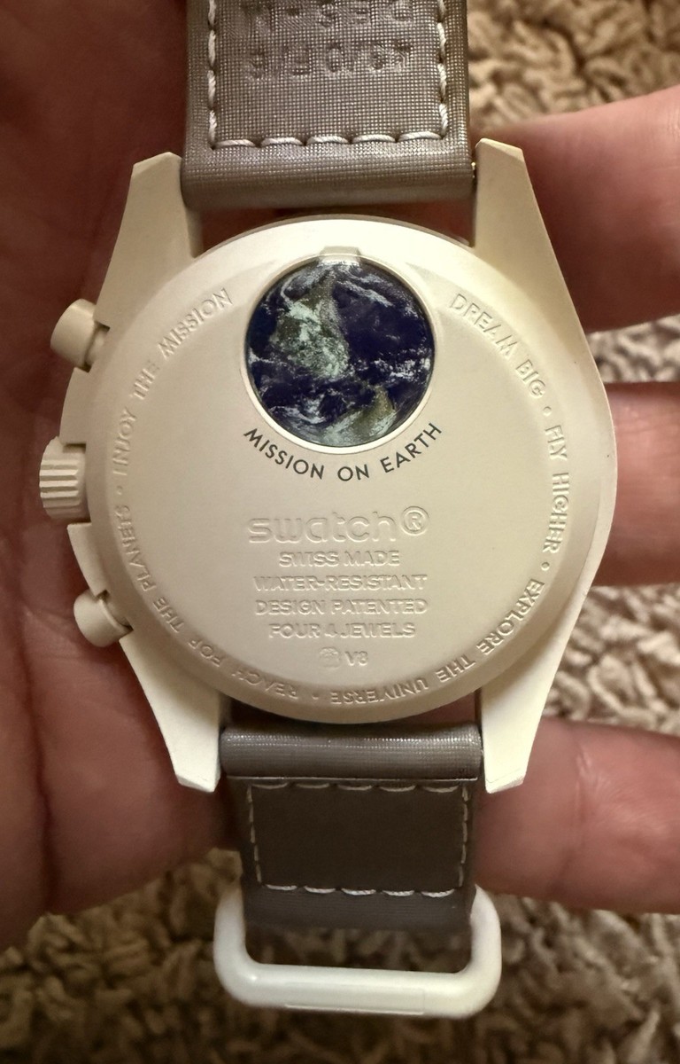 Omega X Swatch Mission On Earth Desert. Moonswatch. New With Box
