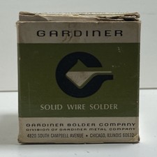 Gardener Solid Wire Solder LEAD 015