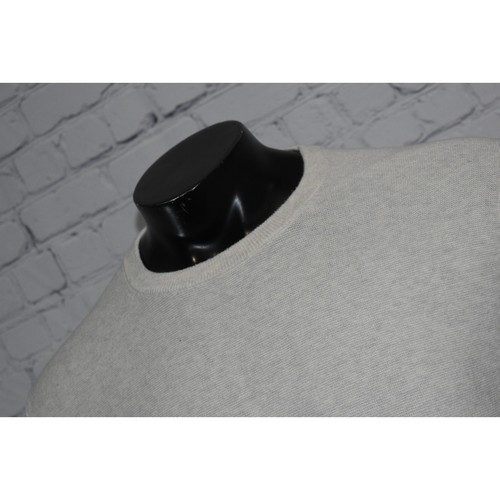Suéter J Crew Cuello Redondo Pullover Para Hombre Talla XL Gris Claro Algodón - Imagen 4 de 6