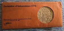 Vintage Declaration Of Independence 1776 Aged Reproduction