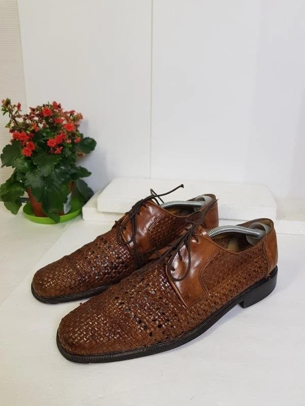 Men Salamander Heels Brown Leather 45 - Bild 3 von 4