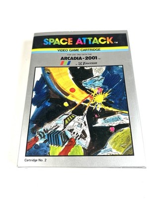 Space Attack for Emerson Arcadia 2001 Video Game CIB w/ Manual & Box