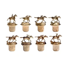 Blanton’s Bourbon GOLD Bottle Stoppers Complete Set Genuine Limited Edition