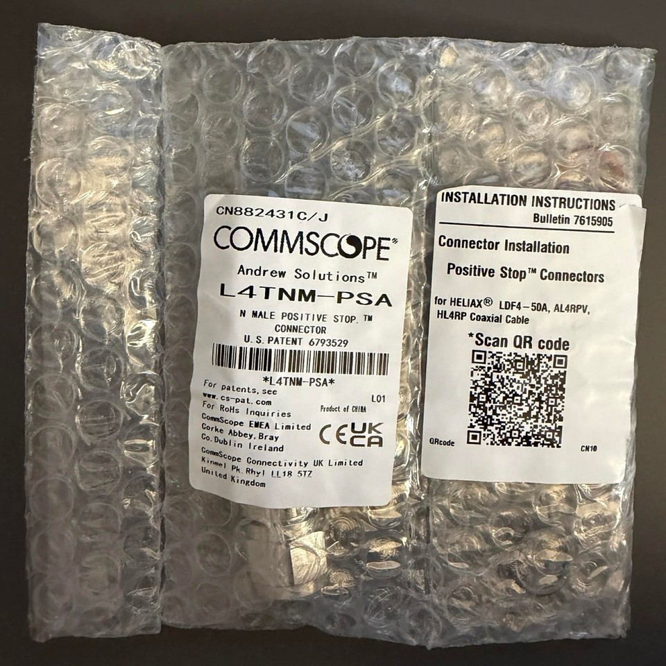 Commscope N Router 10 Pack - CommScope Andrew L4TNM-PSA N Male Positive Stop Connector | eBay