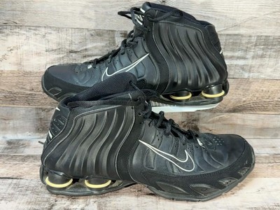 2005 NIKE SHOX LETHAL JERMAINE O'NEAL SHOES Black Men Size 9.5