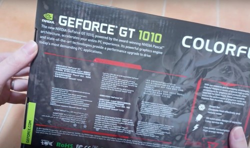 Colorful Geforce Gt 1010 Graphics Card 2Gb Gddr5 Low Profile Pc Gaming - Picture 2 of 5
